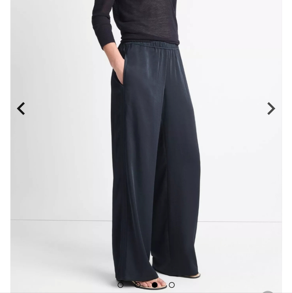 Vince Black Wide Leg Pants